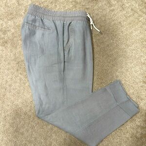 Athleta drawstring linen pants